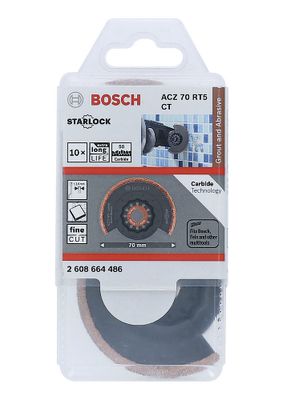 Bosch Accessoires Starlock zaagblad - 10 ST. ACZ 70 RT5 70 mm - 10 stuk(s) - 2608664486 - 2608664486