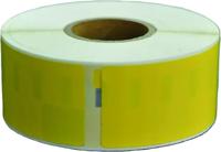 Huismerk Label Tape voor Dymo 99010 | 89 x 28 mm | S0722370 - Geel - 260 Etiketten per Rol - 1 Rol