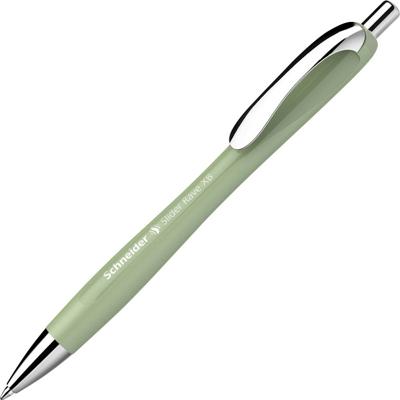 Schneider Schreibgeräte 1 stuk(s) Slider Rave organic green, Mine Slider 755 XB blau 132544 Balpen 0.7 mm Kleur inkt: Blauw N/A