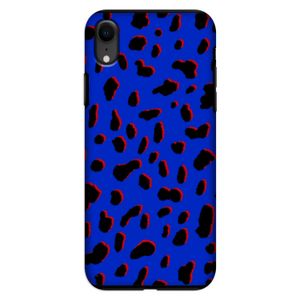 Blue Leopard: iPhone XR Tough Case