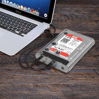 ORICO 3139C3 USB 3.1 Type-C externe behuizing voor 3.5 inch SATA HDD harde schijf (transparant)