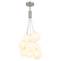 Globo Nikkel hanglampBallgi bol wit glas - 56144-9HN