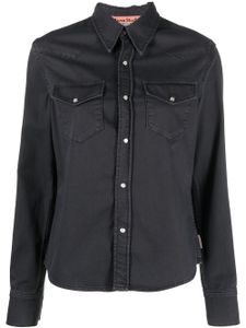 Acne Studios chemise en jean à manches longues - Gris