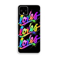 Loves: Pixel 4 Transparant Hoesje Loves: Pixel 4 Transparant Hoesje