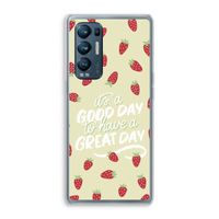 Don't forget to have a great day: Oppo Find X3 Neo Transparant Hoesje
