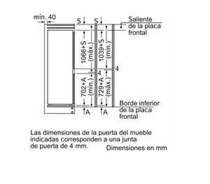 Siemens iQ500 KI86SAFE0 koel-vriescombinatie Ingebouwd Wit 265 l A++