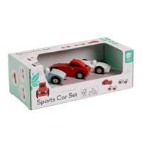 Classic World houten sportauto&apos;s set, 3st.