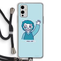 Zwaai: OnePlus 9 Transparant Hoesje met koord