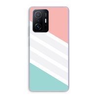 Strepen pastel: Xiaomi 11T Transparant Hoesje