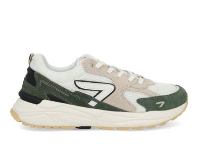 HUB Grid off white sage Groen maat 42