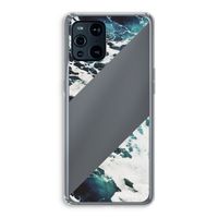 Golven: Oppo Find X3 Pro Transparant Hoesje Golven: Oppo Find X3 Pro Transparant Hoesje