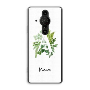 Green Brush: Sony Xperia Pro-I Transparant Hoesje