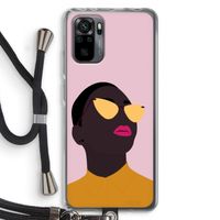 Yellow glasses: Xiaomi Redmi Note 10 Pro Transparant Hoesje met koord