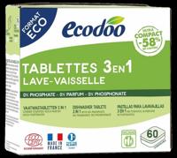 Vaatwas tabletten 3-in-1 geconcentreerd XL bio 60 Stuks