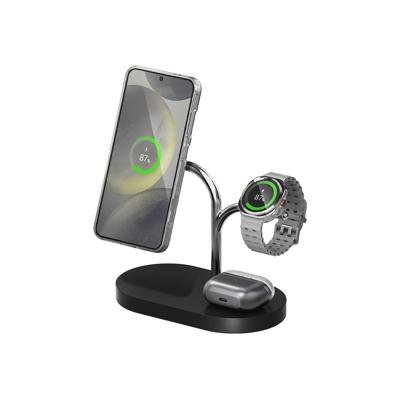 SamsungGalaxy PA Wireless Charger 3in1 Oplader Zwart