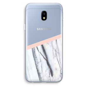 A touch of peach: Samsung Galaxy J3 (2017) Transparant Hoesje