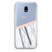 A touch of peach: Samsung Galaxy J3 (2017) Transparant Hoesje