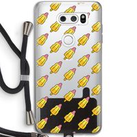 Waterijsjes: LG V30 Transparant Hoesje met koord
