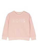 Michael Kors Kids sweat en coton à logo imprimé - Rose - thumbnail