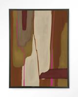 Urban Cotton Wandkleed 'Zafra' 145 x 190cm in Floating Frame - black