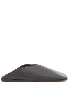 MM6 Maison Margiela claquettes Japanese en cuir - Noir