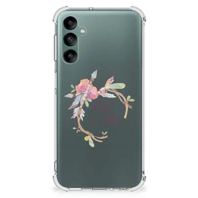 Samsung Galaxy A24 Stevig | Bumper Hoesje | Boho Text Samsung Galaxy A24 Stevig | Bumper Hoesje | Boho Text