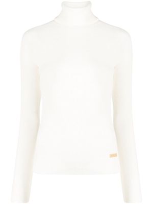 Balmain pull en laine mérinos à col roulé - Tons neutres