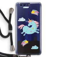 Vliegende eenhoorn: Honor 9 Transparant Hoesje met koord