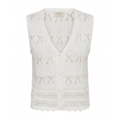 FreeQuent - Wit | Dames | Gilet | Wit | XL | regular | Kamst mode