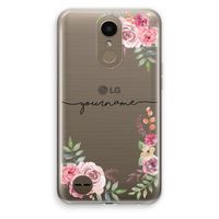 Rozen: LG K10 (2017) Transparant Hoesje