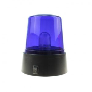 Politie zwaailamp/zwaailicht met blauw LED licht 11 cm   -