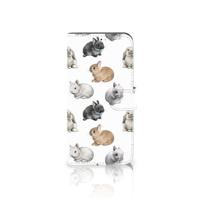 Telefoonhoesje | Met pasjeshouder | voor Samsung Galaxy A54 5G Konijntjes