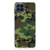 Samsung Galaxy M53 Doorzichtige Silicone Hoesje Army Dark - thumbnail