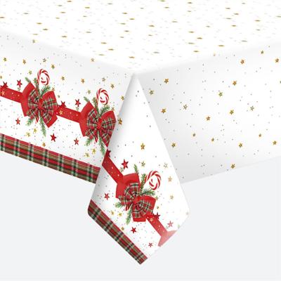 Daisy kerst Tafelkleed - 120 x 180 cm - papier - strikken print - rechthoekig - tafellaken