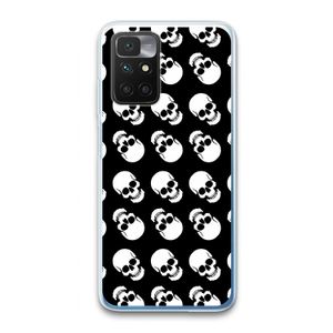 Musketon Skulls: Xiaomi Redmi 10 Transparant Hoesje