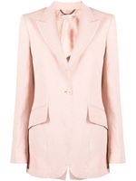 Stella McCartney blazer à simple boutonnage - Rose