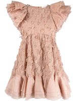 ZIMMERMANN robe courte Dancer à volants - Rose