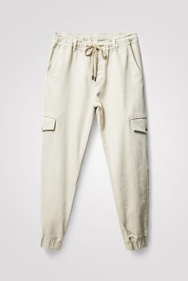 Joggingbroek met zakken - BROWN - 36