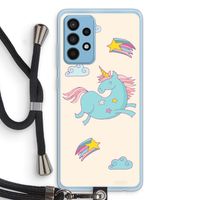 Vliegende eenhoorn: Samsung Galaxy A52 Transparant Hoesje met koord