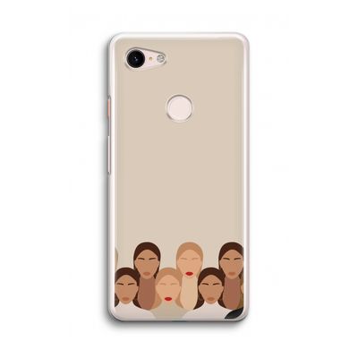 Girls girls girls: Google Pixel 3 Transparant Hoesje