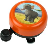 WIDEK kinder fietsbel "animals kingdom" bell animals kingdom orange