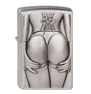 Zippo Aansteker Stocking Girl Emblem