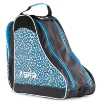 Designer Ice & Skate Bag Blue Leopard - Schoudertas