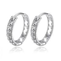 LGT JWLS Twisted Rope Oorringen - Zilver