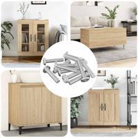 VidaXL Slotschroef effen 2647 pcs zilver staal