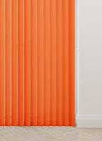 Verticale lamellen - Unicolour oranje