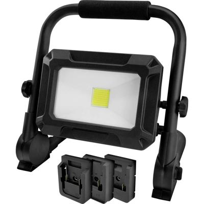 Ansmann 1600-0639 LED Strahler FL30W 18V Powertool-Akkupacks, inkl. Adapterplatten Schijnwerper COB LED, LED-lamp werkt op batterij 30 W 3000 lm