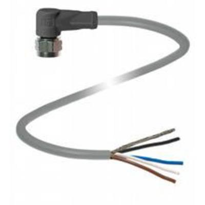 Pepperl+Fuchs 214222 Kabeldoos M12 Aantal polen (sensoren): 4 Bus, haaks 10.00 m 1 stuk(s)