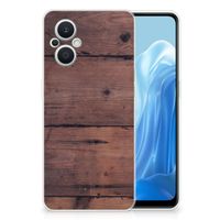 OPPO Reno8 Lite Bumper Hoesje Old Wood