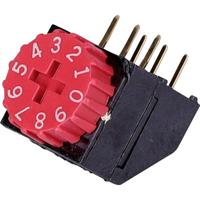 TE Connectivity 1-1825008-4 TE AMP Rotary DIP Switches 1 stuk(s) Package